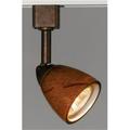 Cal Lighting - HT Series-Track Head-Dark Bronze Finish-Yellow Amber Spot Glass