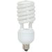 Satco 40-watt T4 Tube Cfl Spiral Bulb - 40 W - 120 V Ac - Spiral - White - E26 Base - 10000 Hour - 82 Cri - 1each (s7335)