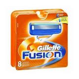 Gillette Fusion Refill Razor Blade Cartidges 8 Ct. + 3 Count Eyebrow Trimmer