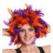 Zucker Feather Products Chandelle Feather Wig - Mixed - Orange/Regal