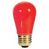 Bulbrite Industries 11W Transparent Red String Replacement Light Bulb