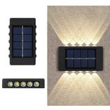 Winter Savings Clearance! Suokom 2pcs Solar Wall Light Up And Down Glow Wall Light Outdoor Garden Lamp Waterproof