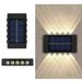 Winter Savings Clearance! Suokom 2pcs Solar Wall Light Up And Down Glow Wall Light Outdoor Garden Lamp Waterproof