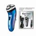 CNKOO 2 in 1 Shaver Blue Battery 4D Razor Wet & Dry Razor Electric Razor Men s Razor for Shaving Husband Dad