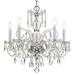 Crystorama Lighting 1005-CH-CL-S Crystal Crystal 5 Light Chandelier in Classic Style - 22 Inches Wide by 21 Inches High Clear Swarovski Strass Polished Chrome Finish