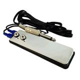 New Mini Flat Stainless Steel Tattoo Machine Foot Pedal Switch Clip Cord Accessories Supplies