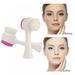 Prettyui 3D Face Cleaning Massage Face Wash Product Skin Care Tool Hot Double Side Silicone Face Cleansing Brush Size Portable