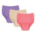 SUPPORT PLUS Womens Incontinence Underwear Washable Reusable 20 oz. Color 3 Pack - Large