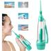 Water Flosser Portable Oral Irrigator Travel Water Jet Cordness Dental SPA Dental Care Air Pressure Teeth Cleaner 70ml Handheld Teeth Pick Cleaner