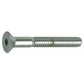 1/4 -20 x 2 Chrome Flat Head Socket Cap Screws (5 pcs.)