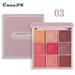 9 Colors Eyeshadow Palette Matte Shimmer Makeup Pearlescent Blush Palette Pigment Waterproof Cream Professional Makeup Eyeshadow