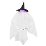 1pc Halloween Party Ghost Pendant Decor Halloween Glowing Hanging Ghost