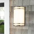 c cattleya Integrated LED Brushed Nickel/Oil-rubbed Bronze Indoor Wall Light with Acrylic Shade Brushed Nickel Nickel Brushed