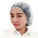 Prettyui Elasticated Clear Shower Cap Hair Sanitiser Mask for Homes Hotels 100pcs