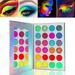 24 Color Rainbow Eyeshadow Palette - Professional Makeup Matte Metallic Shimmer Eye Shadow Palettes Bright Vibrant Colors Shades Cosmetics Set