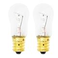 2-Pack Replacement Light Bulb for General Electric ESS22XGMAWW Refrigerator - Compatible General Electric WR02X12208 Light Bulb