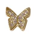 GROFRY Delicate Manicure Decor Butterfly Exquisite Elegant Cubic Zirconia Eye-catching Nail Butterfly Stud Nail Beauty Accessory