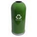 Witt Industries Open Top Dome-Top Recycling Container - Green