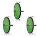 Green Color Lenses Glass Filter with Metal Clip - Transparent Color Correction Filter for Spotlight and Floodlight MR16 Bulbs LED and Halogen (Green)