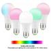 5 Pack Smart WiFi Light Bulb Color Changing LED Light Bulbs Smart Home Bulb Kit App Control Works with Google Assistant and Alexa