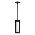 WAC Lighting Chamber 16 LED Traditional Aluminum Outdoor Pendant in Black