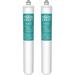 AQUA CREST I2000 2 Under Sink Water Filter 26K Gallons Replacement Cartridge for Everpure i2000 MC2 ESO7 MH2 EV9612-22 EV9612-56 EV9607-25 EV9613-21 NSF/ANSI 42 Certified Pack of 2