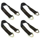 4-Pack of 2 x 24 Axle Tow Wrecker Tie-Down Straps (Bundle)
