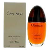($92 Value) Calvin Klein Obsession Eau De Parfum Perfume For Women 3.4 Oz