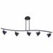 Cal Lighting SL-954-5-DB-BLS Track Lighting Cobalt Blue & Dark Bronze