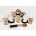 $40 Special (Fair 2 & Bisque) Mineral Makeup Kit Bare Face Brush Foundation Set