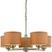 Volume Lighting Calare 5-Light Indoor Brushed Nickel Chandelier - Brushed Nickel