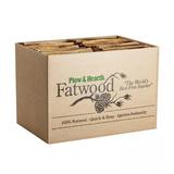 Plow & Hearth 25 lb. Box of Fatwood Fire Starter - Resin Rich Easy Start Kindling