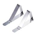 Toma 6pcs Table Cloth Clip Stainless Steel Tablecloth Clip Cloth Subject Tablecloths Clamp Wedding Party Home Table Holder Clips