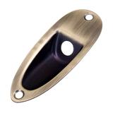 Metal Input JackSocket Plate With Screws For Strat Style Electric Guitar