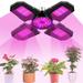 Rosnek E26/E27 Foldable LED Grow Light Full Spectrum Red Blue Plant Grow Light Bulb Plant Growing Lamp for Indoor Plant Succulents Veg Flowers Growth 1/2/4Pcs