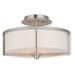 Livex Lighting - Wesley - 2 Light Semi-Flush Mount in Modern Style - 13 Inches