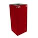 Witt Industries 36GC01-SC 36 Gallon Indoor Recycling Container With Round Opening- Scarlet