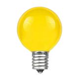 Novelty Lights 25 Pack G50 Outdoor Patio Globe Replacement Bulbs Yellow E17/C9 Intermediate Base 7 Watt
