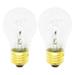 2-Pack Replacement Light Bulb for Frigidaire LGEF3033KQE Range / Oven - Compatible Frigidaire 316538901 Light Bulb