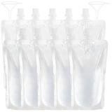 Drink Bag 25 X 17 X 6cm 250ml Lightweight White Reusable PE 10pcs High-quality Leak-proof Durable Plastic Pendant