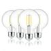 BHG LED Bulb 4.5-Watt (60W Equivalent) G25 Vintage Style E26 Base Dimmable Daylight 4-Pack