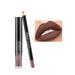 Yasu NAGETA 12 Colors Matte Velvet Lip Gloss Liner Pen Moisturizing Liquid Lipstick