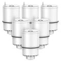 Brightify 6 Packs Replacements for Pur Water Filter RF-9999 RF-3375 Faucet Water Filter Replacements for FM-2500 FM-3700 FM-2000B PFM150W PFM350V PFM400H FM 3333B Pur-0A1 White