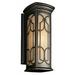 Kichler 49228 Franceasi Collection 1 Light 22 Outdoor Wall Light - Bronze