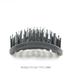 Men s and women s curly hair combing brush hollow large bending comb mosquito coil comb hair smoothing comb scalp massage comb hair care comb