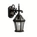 Kichler 9789BK Townhouse 1 Light 15.25 Outdoor Medium Wall in Black Finish