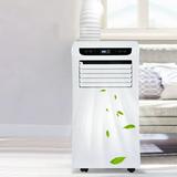 Suzicca Portable Air Conditioner with Remote Control 8 000 BTU Compact Home AC Cooling Unit with Dehumidifier & Fan Modes Complete Window Mount Exhaust Kit 115V