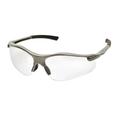 Pyramex Fortress Safety Glasses - Clear Lens with Silver Frame (10 Count) MS-97170