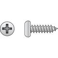 Hillman 80007 Zinc-Plated Steel Phillips Pan Head Sheet Metal Screw #4 x 3/4 in.