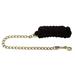 Basic Poly Lead Rope with Chain Black